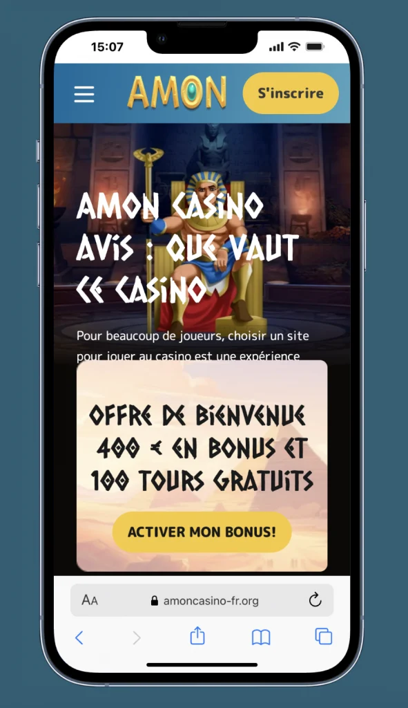 amon casino application